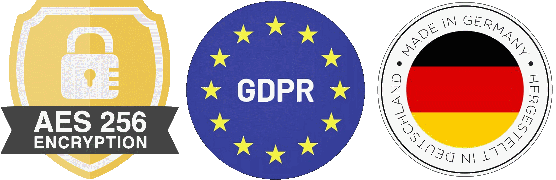 DSGVO and Security badges